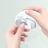 Automatic Electric Nail Clipper,Electric Fingernail Cutter with Light Fingernail Cutter Nail Scraps Storage Rechargeable for Kids Seniors Adult (White) view 4
