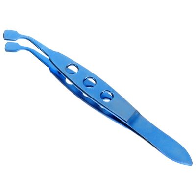 DECOMELODY Metal Eyelid Tweezer for Women Meibomian Gland Expressor Tool Precision Stainless Steel Eyelid Forceps for Skin Care for Blocked Gland Relief