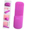 SAFIGLE Silicone Makeup Brush Cleaner Mat Multi-functional Scrubber for Efficient Cleaning of Makeup Tools Space-saving Design Easy to Use for All Brush Types view 3