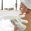 2Pcs Garshana Gloves Raw Silk Massage Gloves, Raw Silk Exfoliating Shower Glove with Elastic Wrist Bands, Non-Irritating Bath Mitts Glove for Bathing Massage for Body Face for Men & Women (2 Pairs) view 3