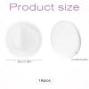 18 Pieces Powder Puff, Soft Velour Setting Powder Puffs Round Washable Makeup Face Compact Pads for Loose and Foundation, 2.36 Inch (White) view 2
