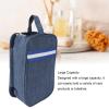 Alomejor Large Capacity Toiletry Bag with Strong,Nylon Canvas Travel Cosmetic Bag, Airline Compliant for Daily Use view 3