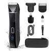 Beatslm Body Trimmer for MenFoil ShaverCordless Barber Clippers and Trimmers Set3 in 1 Men's Waterproof Wet/Dry Groomer with Travel Lock, LED Display view 2