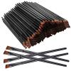 200 Pieces Disposable Angled Eyebrow Brushes Bulk,Eyeliner Brow Tint Brushes,Eye Shadow Applicator Sticks Disposable Makeup Brushes,Salon Beauty Cosmetic Make up Tool Esthetician Supplies view 1