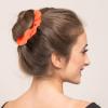 20 Pcs Neon Hair Accessories, Neon Scrunchies For Hair 80s, Neon Ponytail Scrunchies Hair Suitable for Parties, Dates, Daily Travel (Dark Rose Red, Fluorescent Green, Purple, Orange And Yellow) view 4
