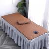 FOGVG Beauty Salon Bed Mattress Lash Bed Topper Massage Table Mattress with Breath Hole Spa Bed Accessories Memory Foam Mattress Pad Cushion Cover Square/Round/Trapezoidal Head,C,80 * 190cm view 1