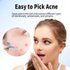 50 Pack Disposable Blackhead Remover Needles & Pimple Popper Tool Kit - Professional Acne Extractor Lancets for Whitehead, Comedone, Blemish Removal - Sterile Acne Needles with Case view 3