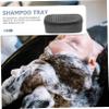 DONFAMDS Shampoo Bowl Neck Rest Pillow Soft Salon Hair Washing Cushion Non-Slip Base Ergonomic Support for Hair Salons and Home Use view 2