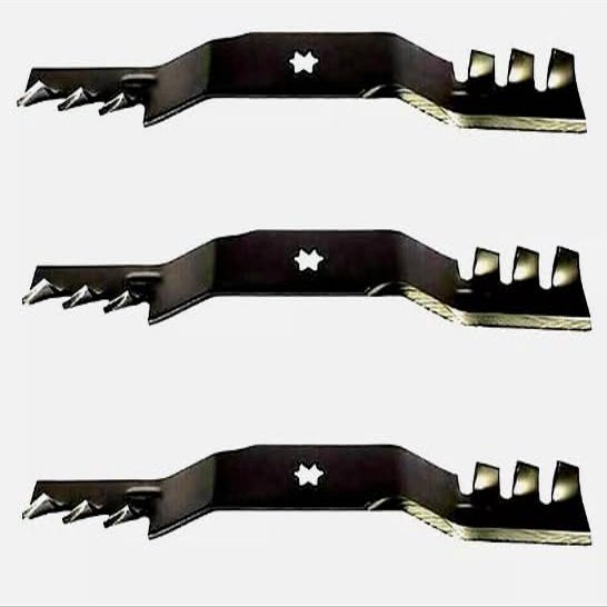 3 Pack Blades RZT50 LT1050 SLT1050 LTX1050 ZTT50 Replacement for Cub Cadet OEM