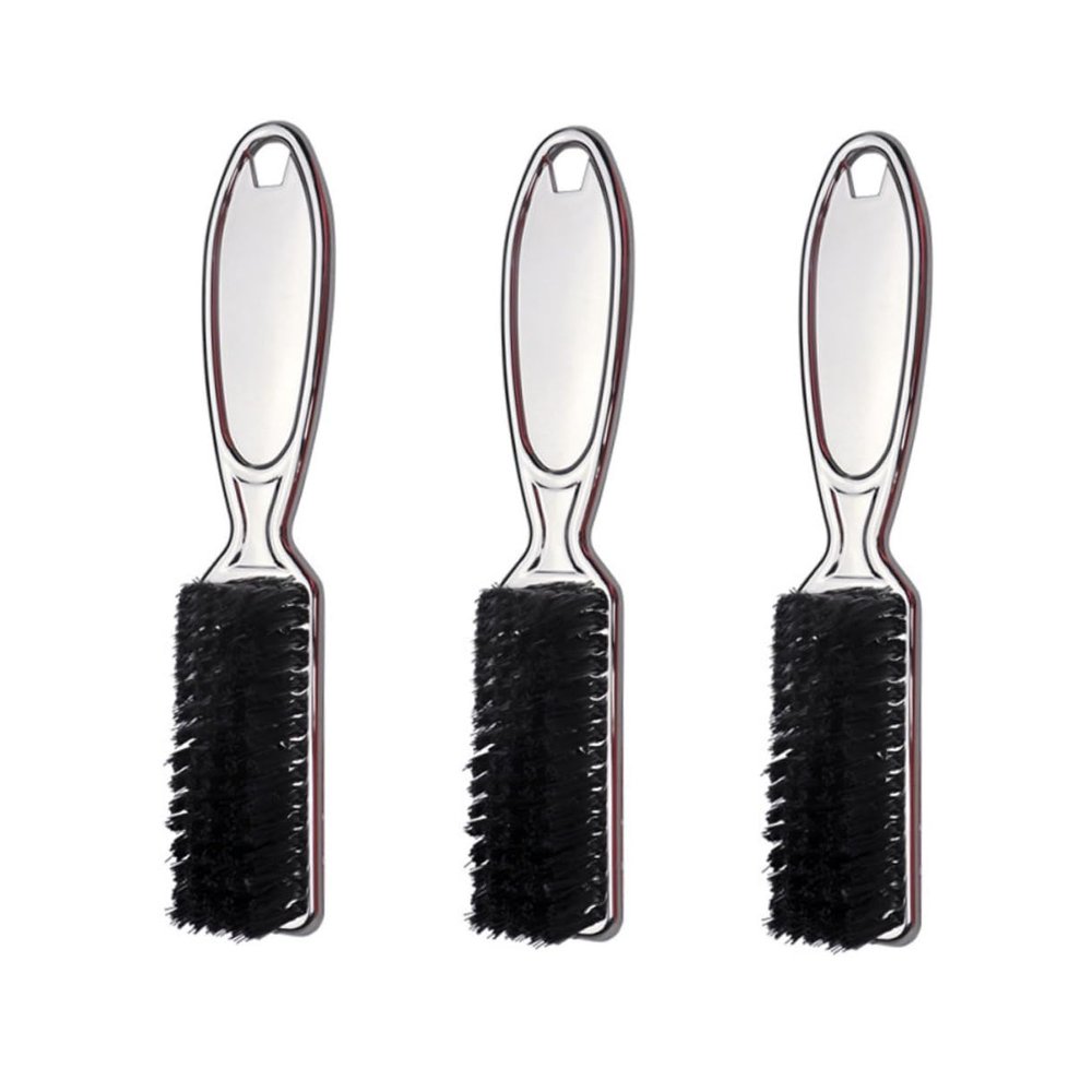 LIFKOME 3PCS Neck Cleaning Brush Set Plastic Nylon Hair Sweep Brush for Barbers for Haircut and Grooming