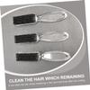 LIFKOME 3PCS Neck Cleaning Brush Set Plastic Nylon Hair Sweep Brush for Barbers for Haircut and Grooming view 4