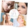 EXQUIMEUBLE 6pcs Stainless Steel Eyebrow Tweezers and Scissors Flat Tip for Precision Trimming and Grooming for Eyebrow Care Professional Salons view 3