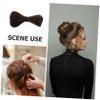 Beaupretty Traditional Chinese Hanfu Butterfly Bow Bun Wig Soft Hair Accessory for Women for Weddings Parties and Performances Versatile and Comfortable Hair Decoration view 3