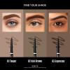Brow Pencil, 2 Pcs Waterproof Precision Taupe Eyebrow Pencil Defines, Creates Full, Longwearing,Professional,Natural-Looking Micro Eyebrow Pencils for Women, Brow Definer view 4