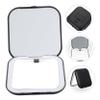 OUNONA LED Compact Folding Makeup Mirror with Brightness Lightweight Travel Mirror for Women Chic Design for Purse and Daily Use Practical and Portable view 2