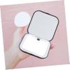 OUNONA LED Compact Folding Makeup Mirror with Brightness Lightweight Travel Mirror for Women Chic Design for Purse and Daily Use Practical and Portable view 3