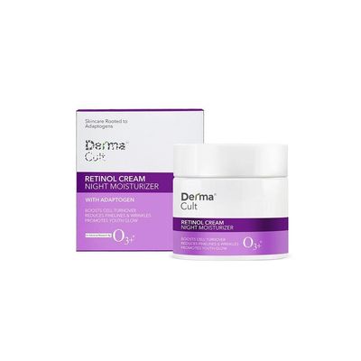 Derm'a Cult Retinol Cream Night Moisturizer for Wrinkles and Fine Lines| Anti Ageing Cream | For Men & Women 40 gm