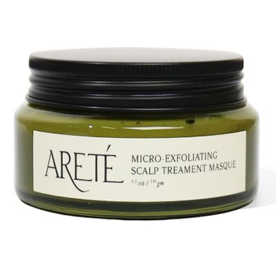 ARET Micro-Exfoliating Scalp Scrub Treatment Masque + Scalp Cleanser, Deep Conditioning Hair Mask for Damaged Hair and Growth, Bamboo Extract + White Willow Bark, Snow Mushroom, Made in USA, 5.3oz