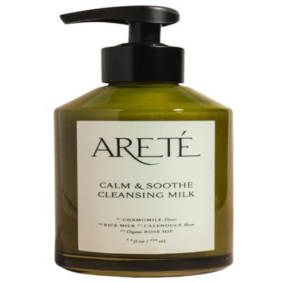 ARET Calm & Soothing Cleansing Milk 2 in 1 Shampoo and Body Wash for Sensitive Skin, Vegan, Cruelty Free, Made in USA, Ideal for Men & Women, Gentle Formula, 7.4oz