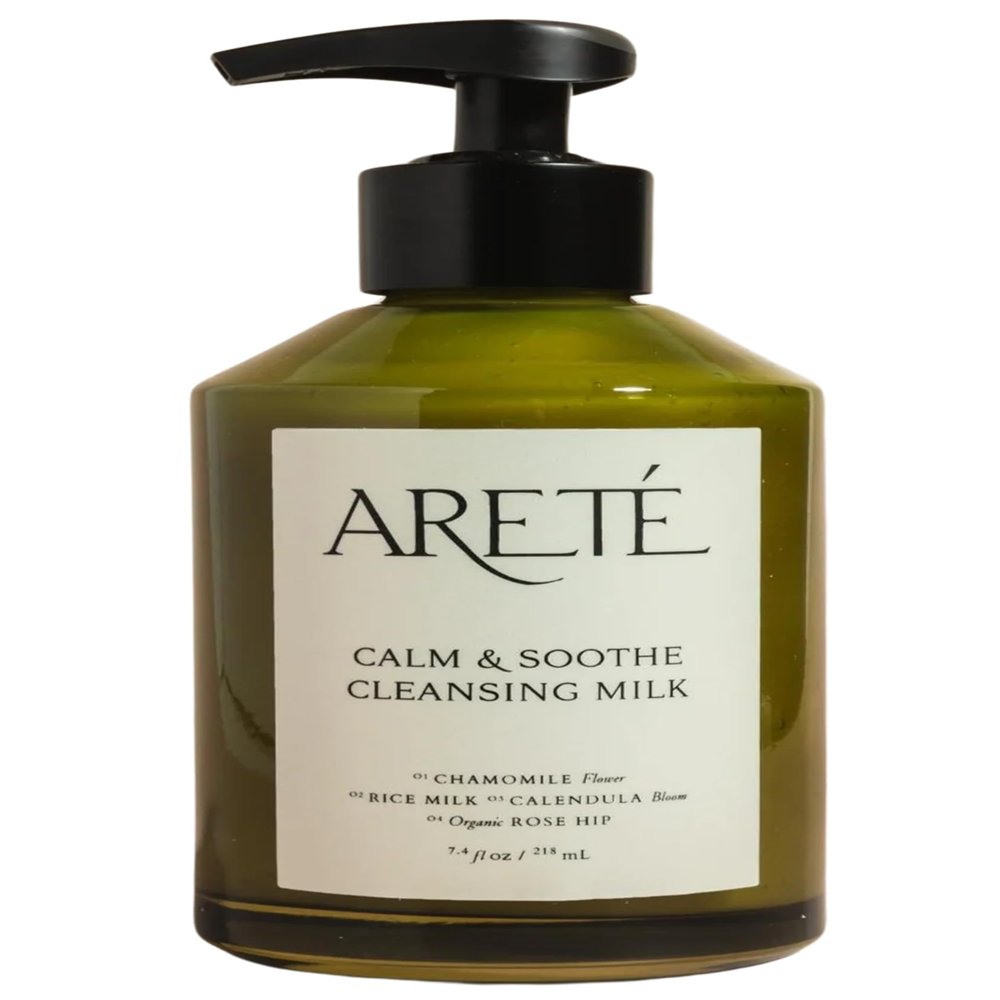ARET Calm & Soothing Cleansing Milk 2 in 1 Shampoo and Body Wash for Sensitive Skin, Vegan, Cruelty Free, Made in USA, Ideal for Men & Women, Gentle Formula, 7.4oz