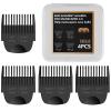 4 Pack Guards for Manscaped Lawn Mower 4.0 - Adjustable Lawnmower 4.0 Trimmer Guards with Organizer, Waterproof Guide Comb Replacement for Manscaped 4.0 Attachments, Cutting Lengths from 1/8" to 1/2" view 1