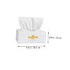 DECOMELODY 1pack Disposable Facial Towels Cotton Wet Dry Face Cleaning Cloths for Makeup Removal Travel Home Use Thickened Pattern Style view 2