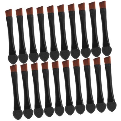 FOMIYES 20pcs Double-ended Eyebrow Makeup Brushes and Eyeshadow Applicator Tool for Women Versatile Makeup Brushes for Quick Eyebrow Filling and Shaping for Daily Use and Special Occasions
