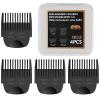 4 Pack Guards for Manscaped Lawn Mower 3.0 - Adjustable Lawnmower 3.0 Trimmer Guards with Organizer, Waterproof Guide Comb Replacement for Manscaped 3.0 Attachments, Cutting Lengths from 1/8" to 1/2" view 1