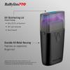 Bundle of BaBylissPRO UVFOIL Double Foil UV-Disinfecting Metal Shaver-Black + BabylissPRO UVFOIL Double Replacement Foil with Cutters Matte Black view 4