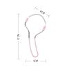 NinthAvenue Basics Face Hair Remover/Women Hair Removal Spring/Stainless Steel/Premium Portable Face Hair Remover Tool for Face Lip Hair Removal Women, Pink view 3