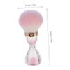 CTIRCHIU Nail Dust Brush Cleaner Soft Large Makeup Brush for Nail Cleanup Blush and Dusting Gentle Design for Home and Salon Use Pink view 2