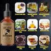 Beard Growth Oil with Castor, Argan & Jojoba Oils, 30ml, Natural Beard Care for Men view 2