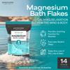 Aromasong Magnesium Flakes for Bath from The Dead Sea- 4 LB Resealable Pack Magnesium Chloride Flakes -Organic Bath Salt Relaxing Mineral Soak (Packaging May Vary) view 3