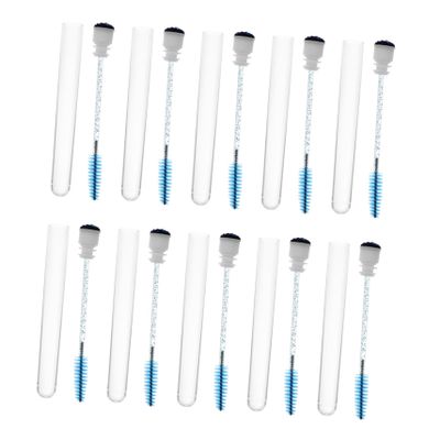 DEARMAMY 10pcs Eyelash Brushes Tube Makeup Tool for Easy Mascara Application Eyelash Comb for Natural Finish Portable and Easy to Clean