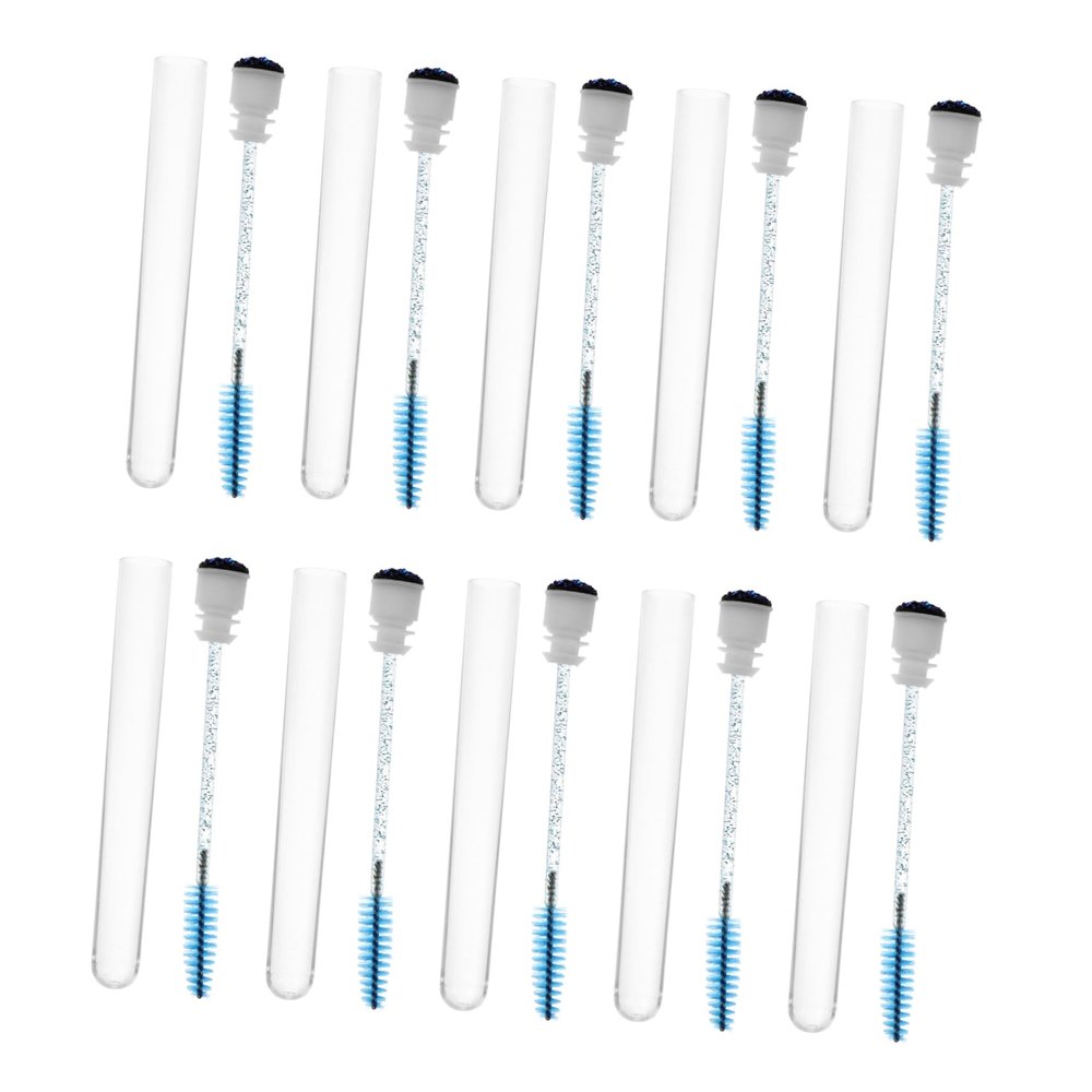 DEARMAMY 10pcs Eyelash Brushes Tube Makeup Tool for Easy Mascara Application Eyelash Comb for Natural Finish Portable and Easy to Clean