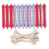 Beaupretty 12Pcs Hair Perm Rods Non Slip Plastic Cold Wave Curling Rods Short Hair Rollers for Salon and Home Styling view 1