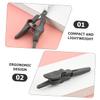 DONFAMDS 4pcs Nose Hair Scissors Eyebrow Trimmer for Women Men Scissors Grooming Tools view 2