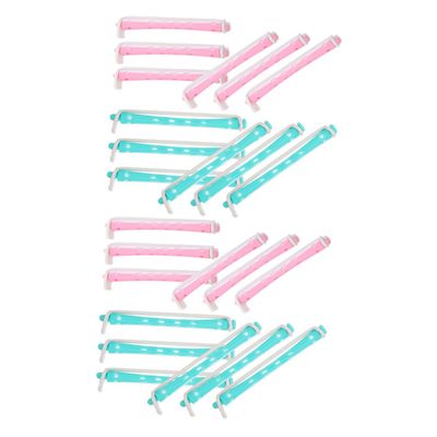 DECORNIJIA 24pcs Perm Rods for Versatile Curls Curling Tools for Home Travel for Short Hair Easy to Use Hair Curlers for All Styles