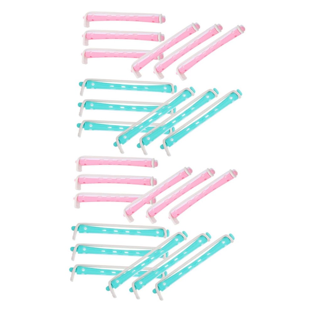 DECORNIJIA 24pcs Perm Rods for Versatile Curls Curling Tools for Home Travel for Short Hair Easy to Use Hair Curlers for All Styles