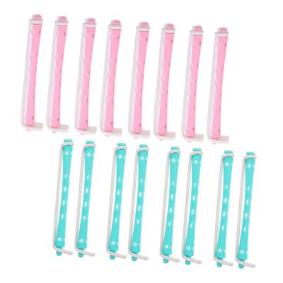 AUTSUPPL 24pcs Easy Use Hair Perm Rod Flexible Curling Rollers for Hair Lightweight Curlers for Travel and Salon Use