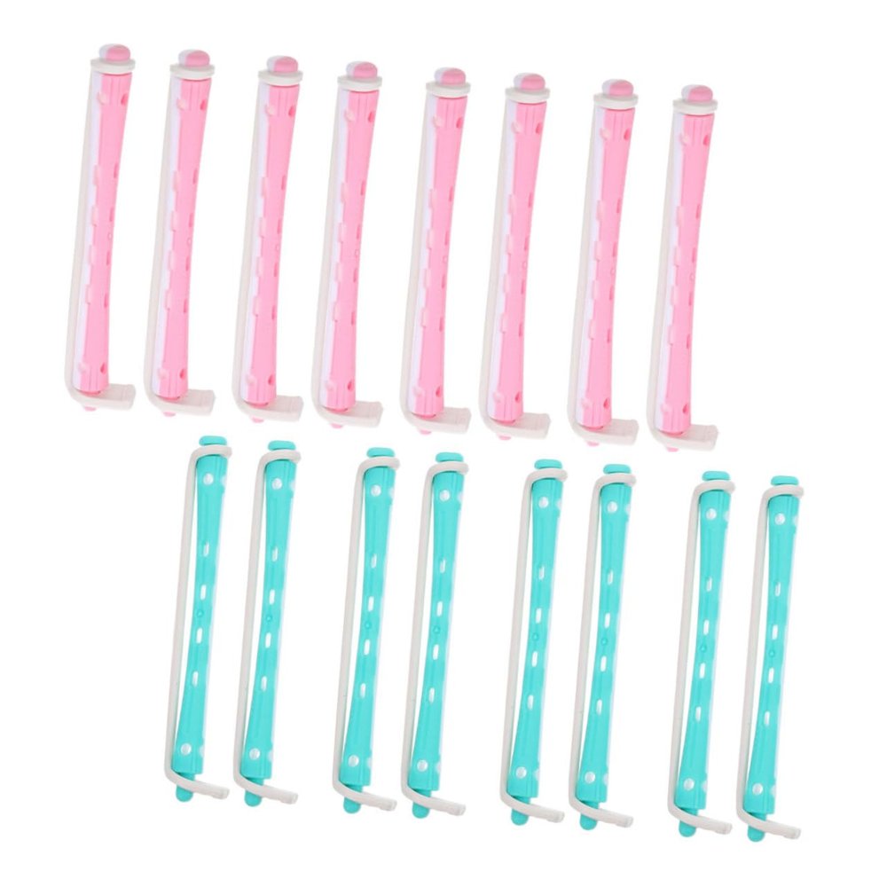 AUTSUPPL 24pcs Easy Use Hair Perm Rod Flexible Curling Rollers for Hair Lightweight Curlers for Travel and Salon Use