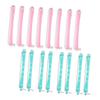 AUTSUPPL 24pcs Easy Use Hair Perm Rod Flexible Curling Rollers for Hair Lightweight Curlers for Travel and Salon Use view 1
