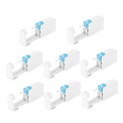 Beaupretty 8pcs Automatic Ear Piercing Kit Stainless Steel Studs for Men and Women Painless Effortless Ear Piercing Tool for Home Use Includes and Jewelry Findings