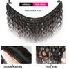 Body Wave Human Hair Bundles 16 18 20 Inch 1B Color Natural Black Bundles Human Hair 12A Unprocessed Native Virgin Hair 100/PC 3 Extensions Wet and Wavy Human Hair Extensions for Women view 4