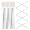 SHERCHPRY 100pcs Crystal Disposable Lip Brushes Soft Skin-friendly Applicators for Lip Gloss Balm and Makeup Application for and Travel view 1