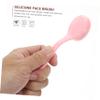 DONFAMDS 3pcs Silicone Deep Cleaning Face Brush for Women Handheld Exfoliating Tool Gentle Skin Cleanser Designed for Safe and Facial Cleansing view 3