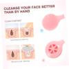 DONFAMDS 3pcs Silicone Deep Cleaning Face Brush for Women Handheld Exfoliating Tool Gentle Skin Cleanser Designed for Safe and Facial Cleansing view 4