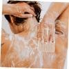 EXQUIMEUBLE 3pcs Cotton Linen Bath Wipes Muslin Washcloths Exfoliating Face Cloths for Body Face view 3