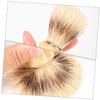 PLAFOPE 2Pcs Wood Handle Shaving Brush Durable Bristles for Beard Styling Father Day present for Men Brush for Grooming and Care view 3