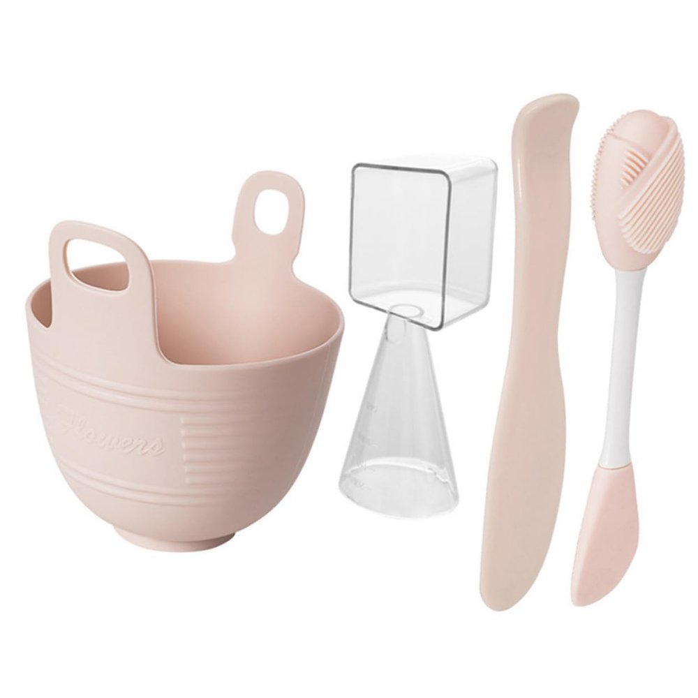 EXQUIMEUBLE DIY Facial Mask Mixing Bowl Set 1 Set of Silicone Mask Mixing Bowls for Skincare and Beauty Enthusiasts